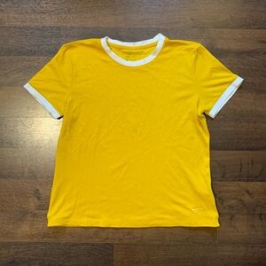 Nike Yellow Ringer T-Shirt